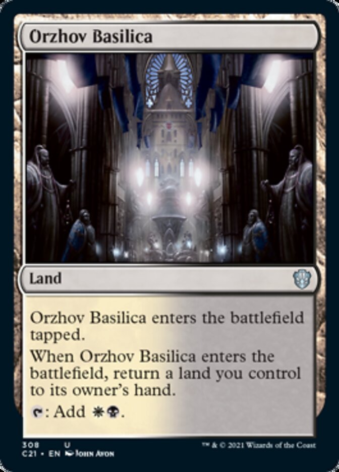 Orzhov Basilica [Commander 2021] | Exor Games Bridgewater