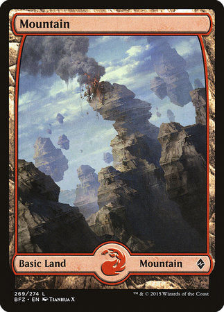 Mountain (269) - Full Art [Battle for Zendikar] | Exor Games Bridgewater