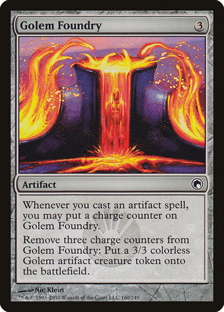 Golem Foundry [Scars of Mirrodin] | Exor Games Bridgewater