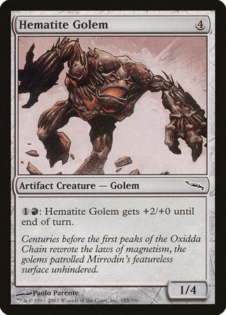 Hematite Golem [Mirrodin] | Exor Games Bridgewater