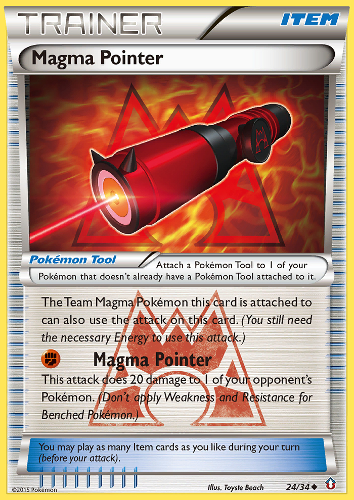 Magma Pointer (24/34) [XY: Double Crisis] | Exor Games Bridgewater