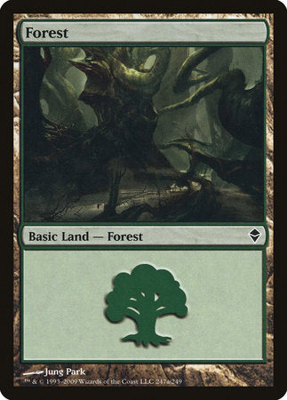 Forest (247a) [Zendikar] | Exor Games Bridgewater