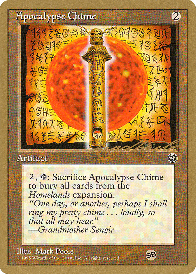 Apocalypse Chime (Leon Lindback) (SB) [Pro Tour Collector Set] | Exor Games Bridgewater