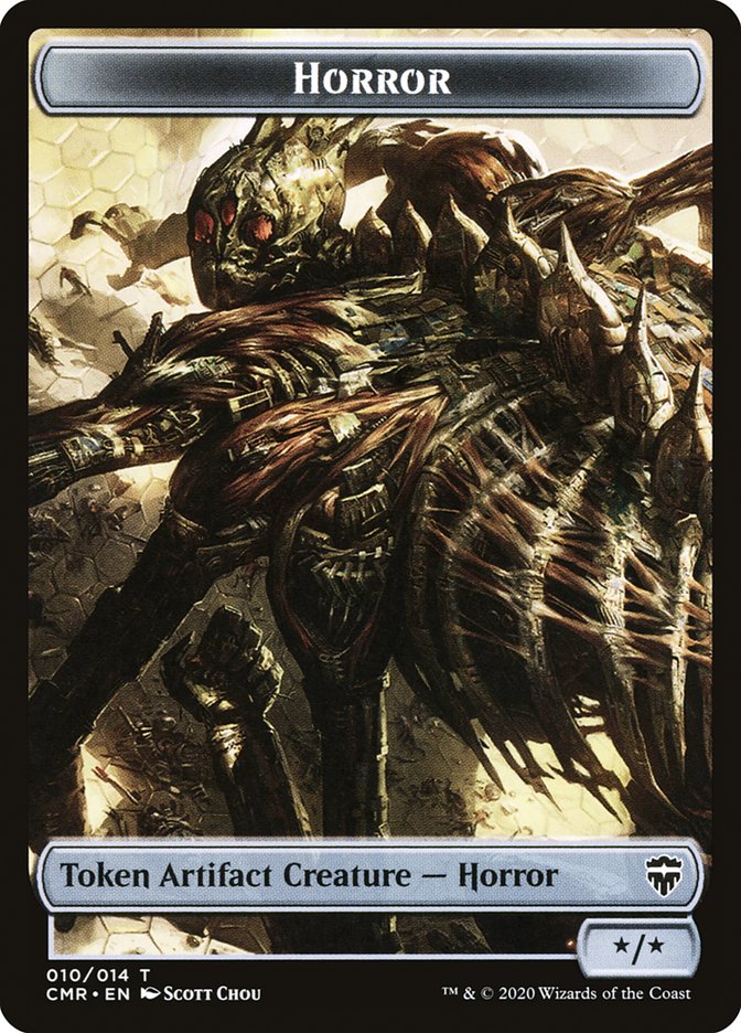 Horror // Thrull Token [Commander Legends Tokens] | Exor Games Bridgewater