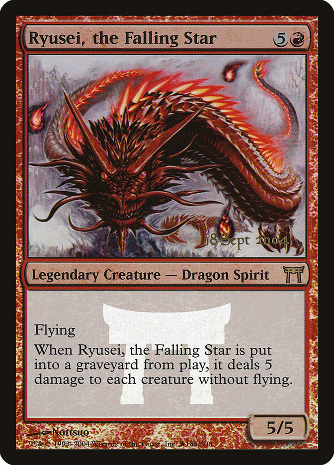 Ryusei, the Falling Star [Champions of Kamigawa Promos] | Exor Games Bridgewater