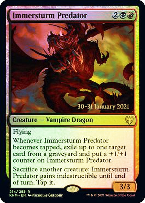 Immersturm Predator  [Kaldheim Prerelease Promos] | Exor Games Bridgewater