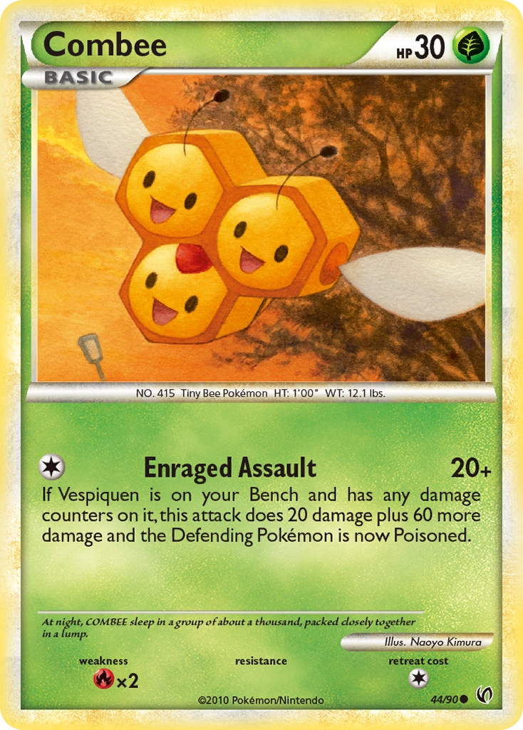 Combee (44/90) [HeartGold & SoulSilver: Undaunted] | Exor Games Bridgewater