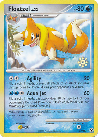 Floatzel (37/106) [Countdown Calendar Promos] | Exor Games Bridgewater