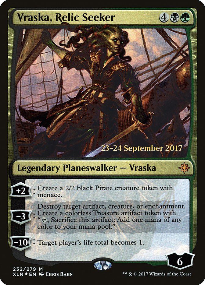 Vraska, Relic Seeker  [Ixalan Prerelease Promos] | Exor Games Bridgewater