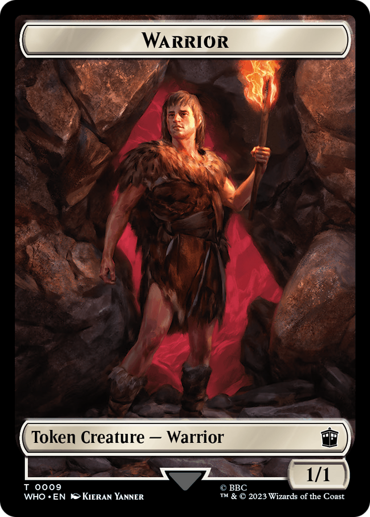 Warrior // Mark of the Rani Double-Sided Token [Doctor Who Tokens] | Exor Games Bridgewater