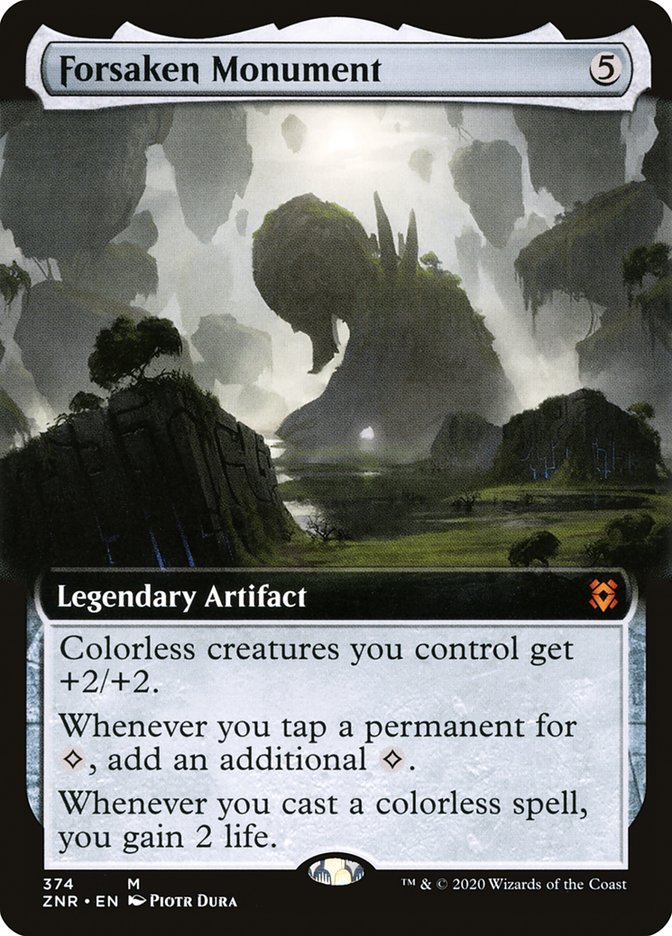 Forsaken Monument (Extended Art) [Zendikar Rising] | Exor Games Bridgewater