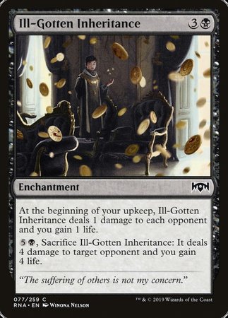 Ill-Gotten Inheritance [Ravnica Allegiance] | Exor Games Bridgewater