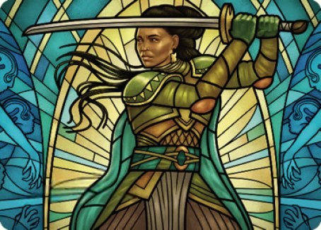 Shanna, Purifying Blade Art Card 2 [Dominaria United Art Series] | Exor Games Bridgewater