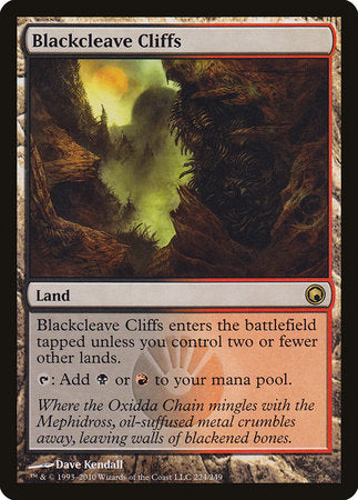 Blackcleave Cliffs [Scars of Mirrodin] | Exor Games Bridgewater