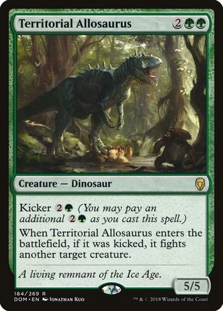 Territorial Allosaurus [Dominaria] | Exor Games Bridgewater