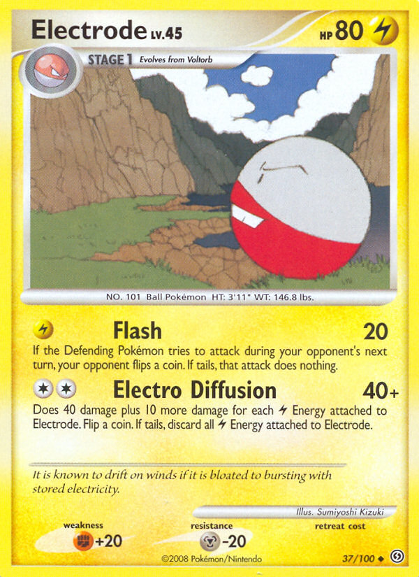 Electrode (37/100) [Diamond & Pearl: Stormfront] | Exor Games Bridgewater