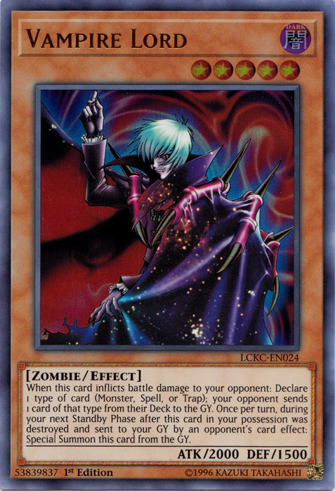 Vampire Lord [LCKC-EN024] Ultra Rare | Exor Games Bridgewater