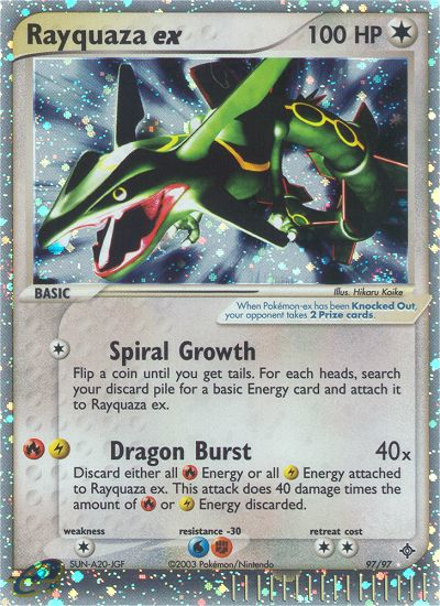 Rayquaza ex (97/97) [EX: Dragon] | Exor Games Bridgewater