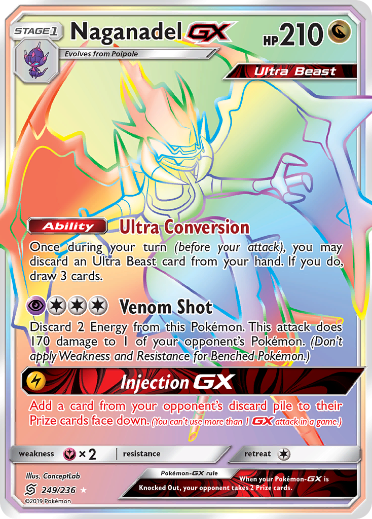 Naganadel GX (249/236) [Sun & Moon: Unified Minds] | Exor Games Bridgewater