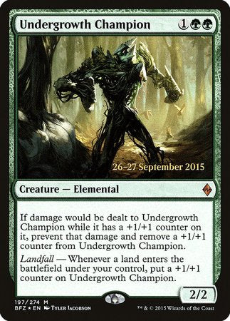 Undergrowth Champion [Battle for Zendikar Promos] | Exor Games Bridgewater