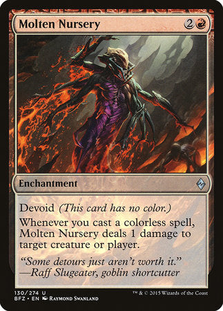 Molten Nursery [Battle for Zendikar] | Exor Games Bridgewater