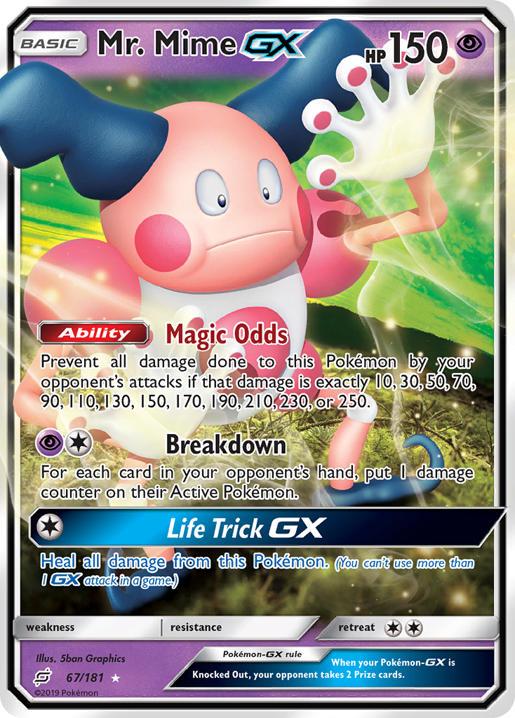 Mr. Mime GX (67/181) [Sun & Moon: Team Up] | Exor Games Bridgewater