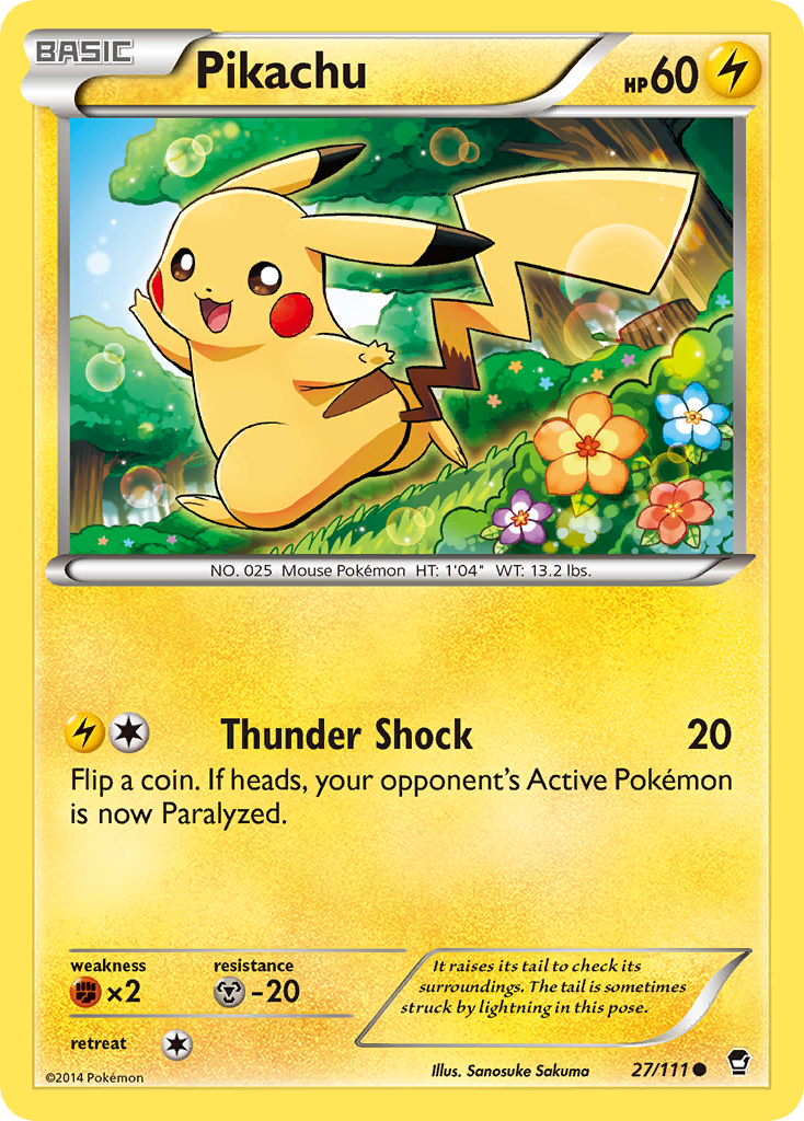 Pikachu (27/111) [XY: Furious Fists] | Exor Games Bridgewater