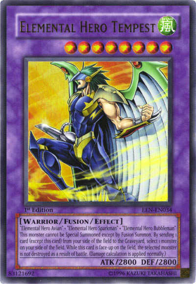 Elemental Hero Tempest [EEN-EN034] Ultra Rare | Exor Games Bridgewater