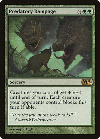 Predatory Rampage [Magic 2013] | Exor Games Bridgewater