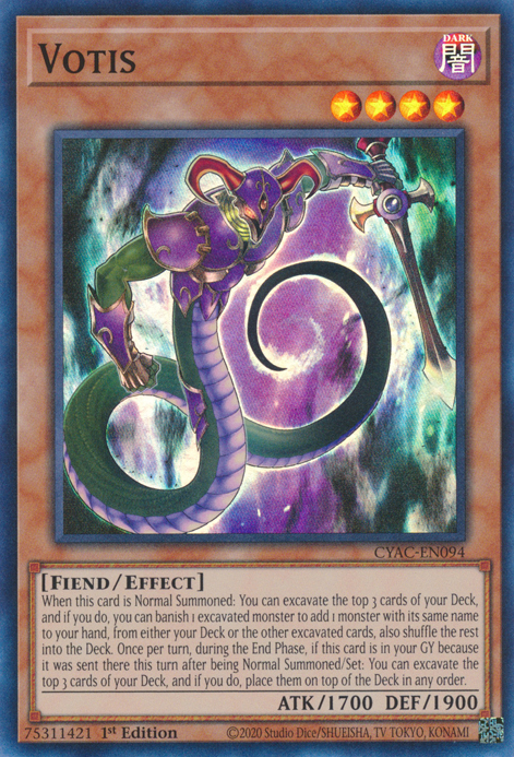 Votis [CYAC-EN094] Super Rare | Exor Games Bridgewater