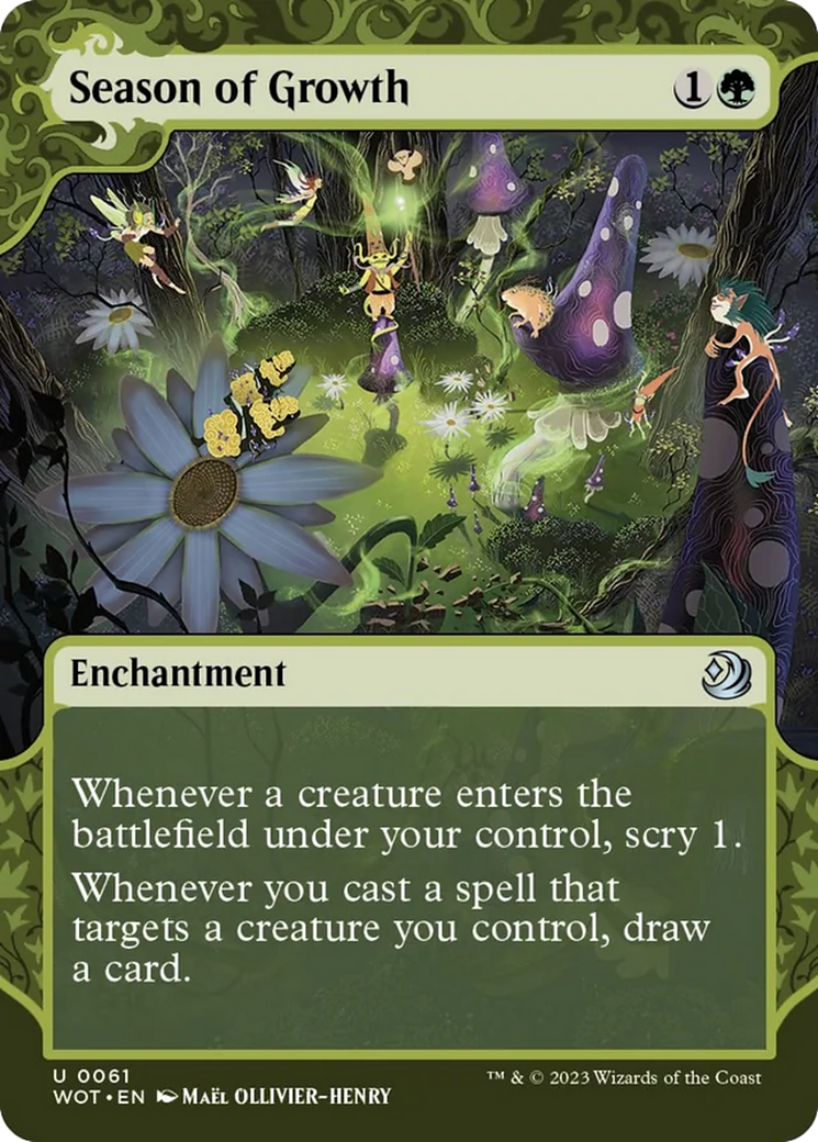 Season of Growth [Wilds of Eldraine: Enchanting Tales] | Exor Games Bridgewater