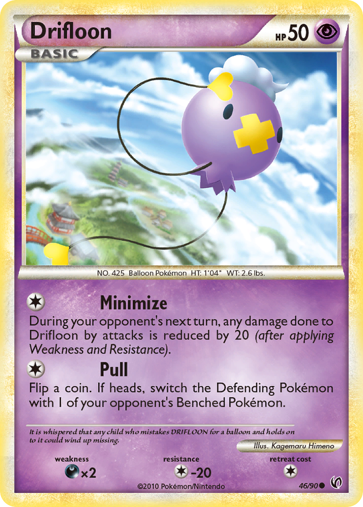 Drifloon (46/90) [HeartGold & SoulSilver: Undaunted] | Exor Games Bridgewater