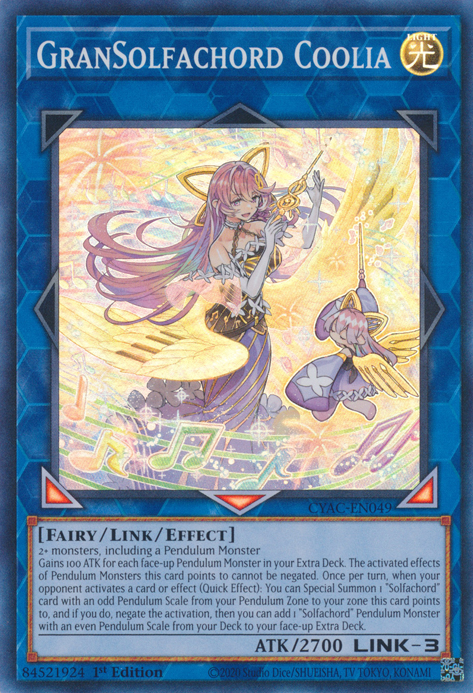 GranSolfachord Coolia [CYAC-EN049] Super Rare | Exor Games Bridgewater