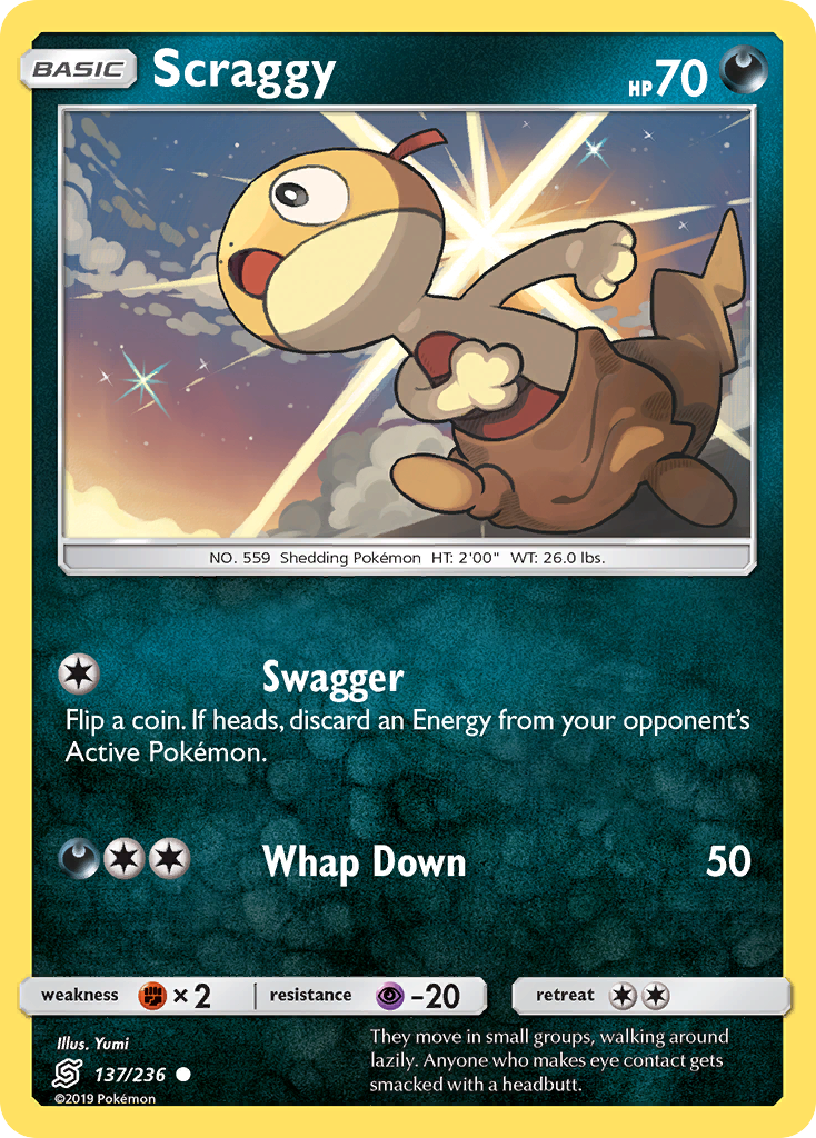 Scraggy (137/236) [Sun & Moon: Unified Minds] | Exor Games Bridgewater