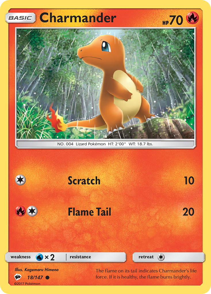 Charmander (18/147) [Sun & Moon: Burning Shadows] | Exor Games Bridgewater