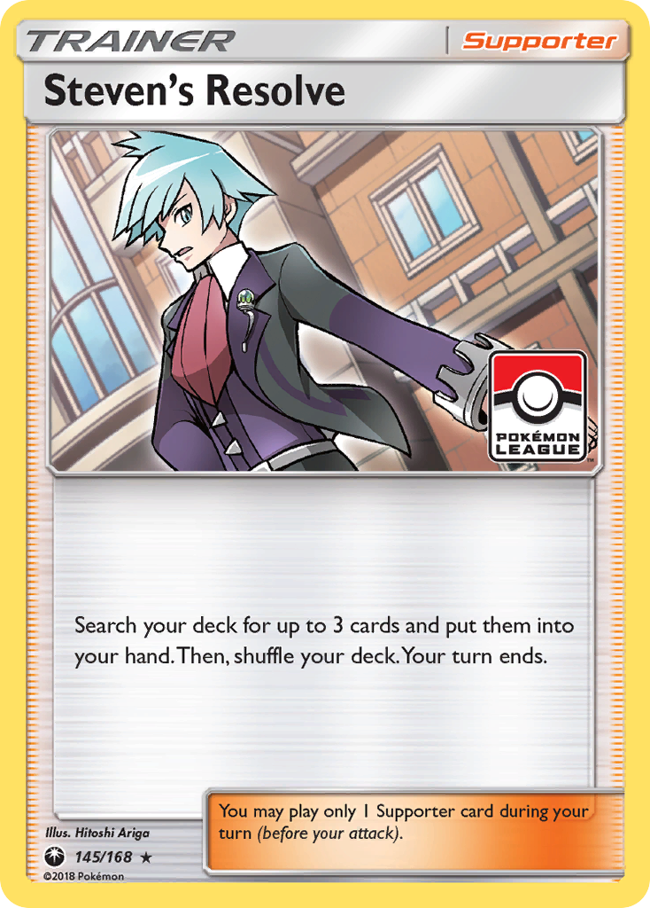 Steven's Resolve (145/168) [Sun & Moon: Celestial Storm] | Exor Games Bridgewater