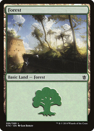 Forest (266) [Khans of Tarkir] | Exor Games Bridgewater