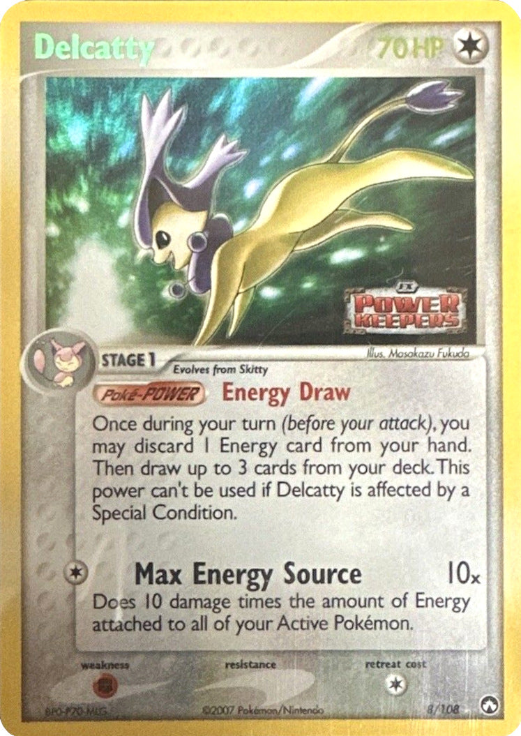 Delcatty (8/108) (Stamped) [EX: Power Keepers] | Exor Games Bridgewater