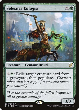 Selesnya Eulogist [Commander 2019] | Exor Games Bridgewater