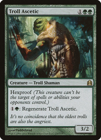 Troll Ascetic [Commander 2011] | Exor Games Bridgewater