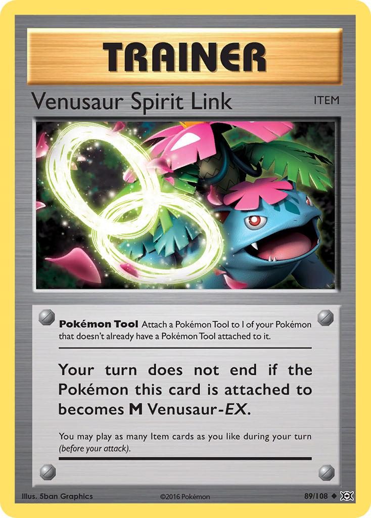 Venusaur Spirit Link (89/108) [XY: Evolutions] | Exor Games Bridgewater