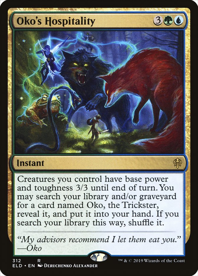 Oko's Hospitality [Throne of Eldraine] | Exor Games Bridgewater