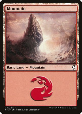 Mountain (302) [Commander Anthology Volume II] | Exor Games Bridgewater