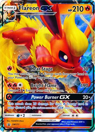 Flareon GX (SM171) (Jumbo Card) [Sun & Moon: Black Star Promos] | Exor Games Bridgewater