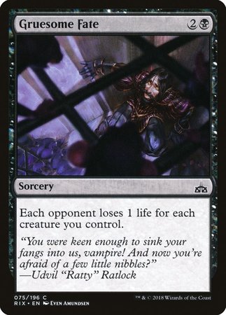 Gruesome Fate [Rivals of Ixalan] | Exor Games Bridgewater