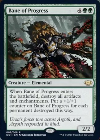 Bane of Progress [Commander Collection: Green] | Exor Games Bridgewater