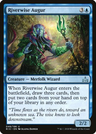 Riverwise Augur [Rivals of Ixalan] | Exor Games Bridgewater