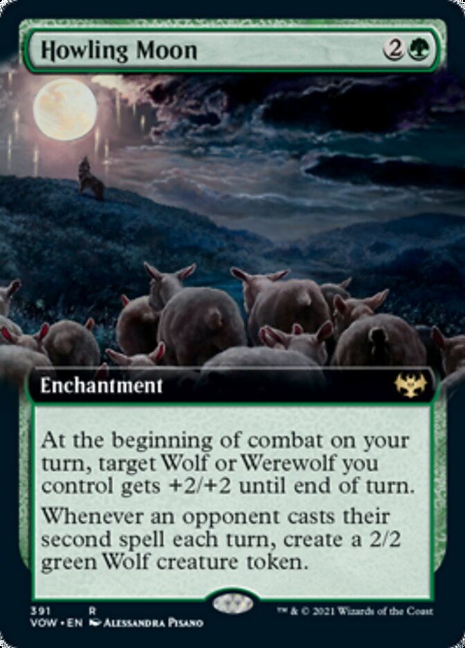 Howling Moon (Extended) [Innistrad: Crimson Vow] | Exor Games Bridgewater