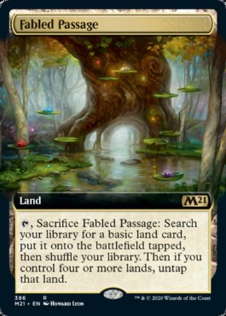 Fabled Passage (Extended Art) [Core Set 2021] | Exor Games Bridgewater