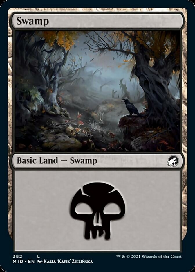 Swamp (382) [Innistrad: Midnight Hunt] | Exor Games Bridgewater